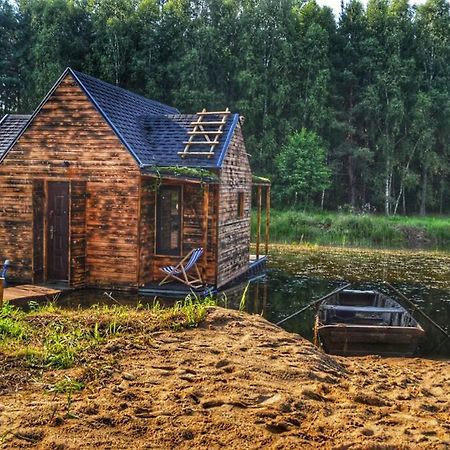 Heather Hut, Off-Grid Cottage On A Pond+2 Ha Darzkowo Exterior foto